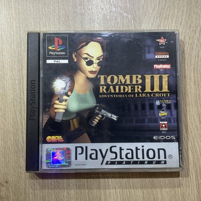 Tomb Raider 3 III - Sony PS1 (PAL) Game Boxed Complete