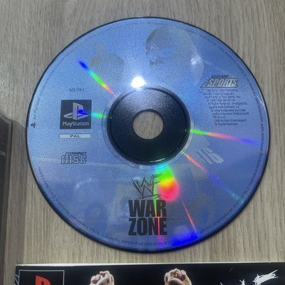 WWF War Zone Wrestling - Sony PS1 (PAL) Game Boxed Complete
