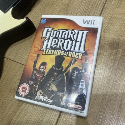 Guitar Hero 3 Legends Of Rock (PAL) Game + White Les Paul Guitar Controller