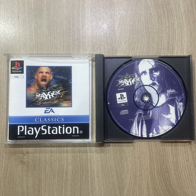 WCW Mayhem Wrestling - Sony PS1 (PAL) Game Boxed Complete