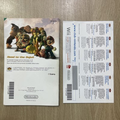 Super Smash Bros Brawl - Nintendo Wii (PAL) Game Boxed Complete