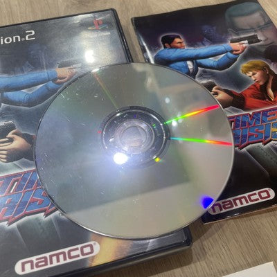 Time Crisis 2 Sony PS2 (PAL) Game + NAMCO NPC-106 Gun Controller