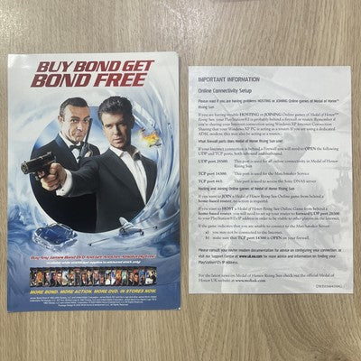 Medal Of Honor: Rising Sun - Sony PS2 (PAL) Game Boxed