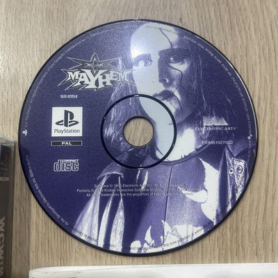 WCW Mayhem Wrestling - Sony PS1 (PAL) Game Boxed Complete