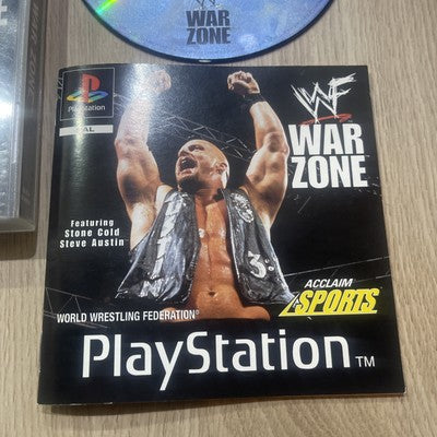 WWF War Zone Wrestling - Sony PS1 (PAL) Game Boxed Complete