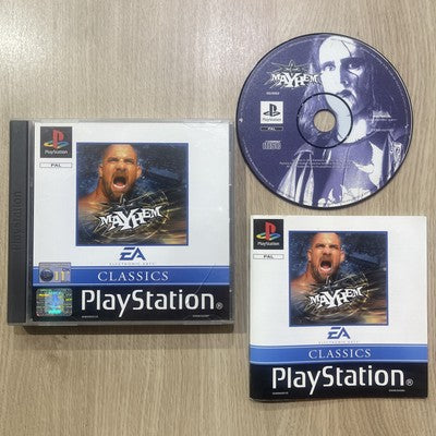 WCW Mayhem Wrestling - Sony PS1 (PAL) Game Boxed Complete
