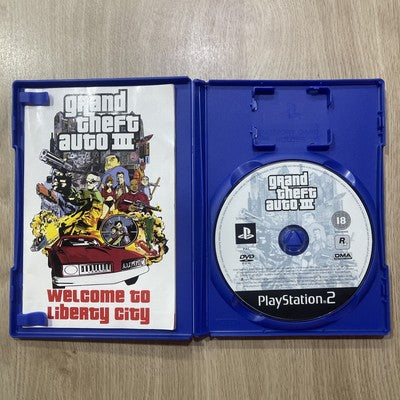 GTA 3 Grand Theft Auto III - Sony PS2 (PAL) Game Boxed PlayStation 2