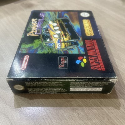 Power Drive - Rare Nintendo SNES (PAL) Game Boxed With Manual
