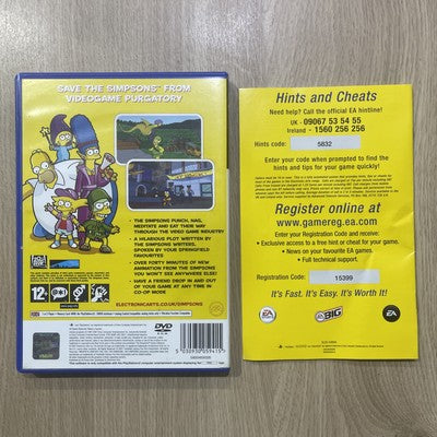 The Simpsons Game - Sony PS2 (PAL) Game Boxed