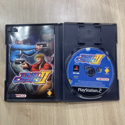 Time Crisis 2 Sony PS2 (PAL) Game + NAMCO NPC-106 Gun Controller