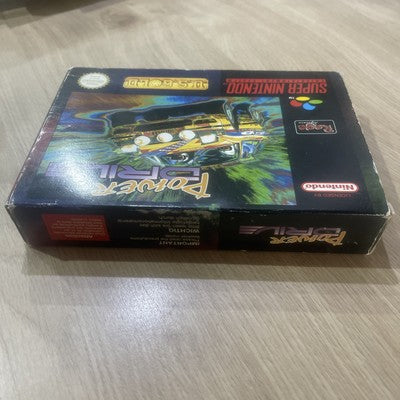 Power Drive - Rare Nintendo SNES (PAL) Game Boxed With Manual