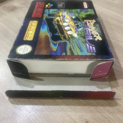 Power Drive - Rare Nintendo SNES (PAL) Game Boxed With Manual