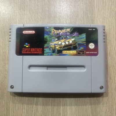 Power Drive - Rare Nintendo SNES (PAL) Game Boxed With Manual