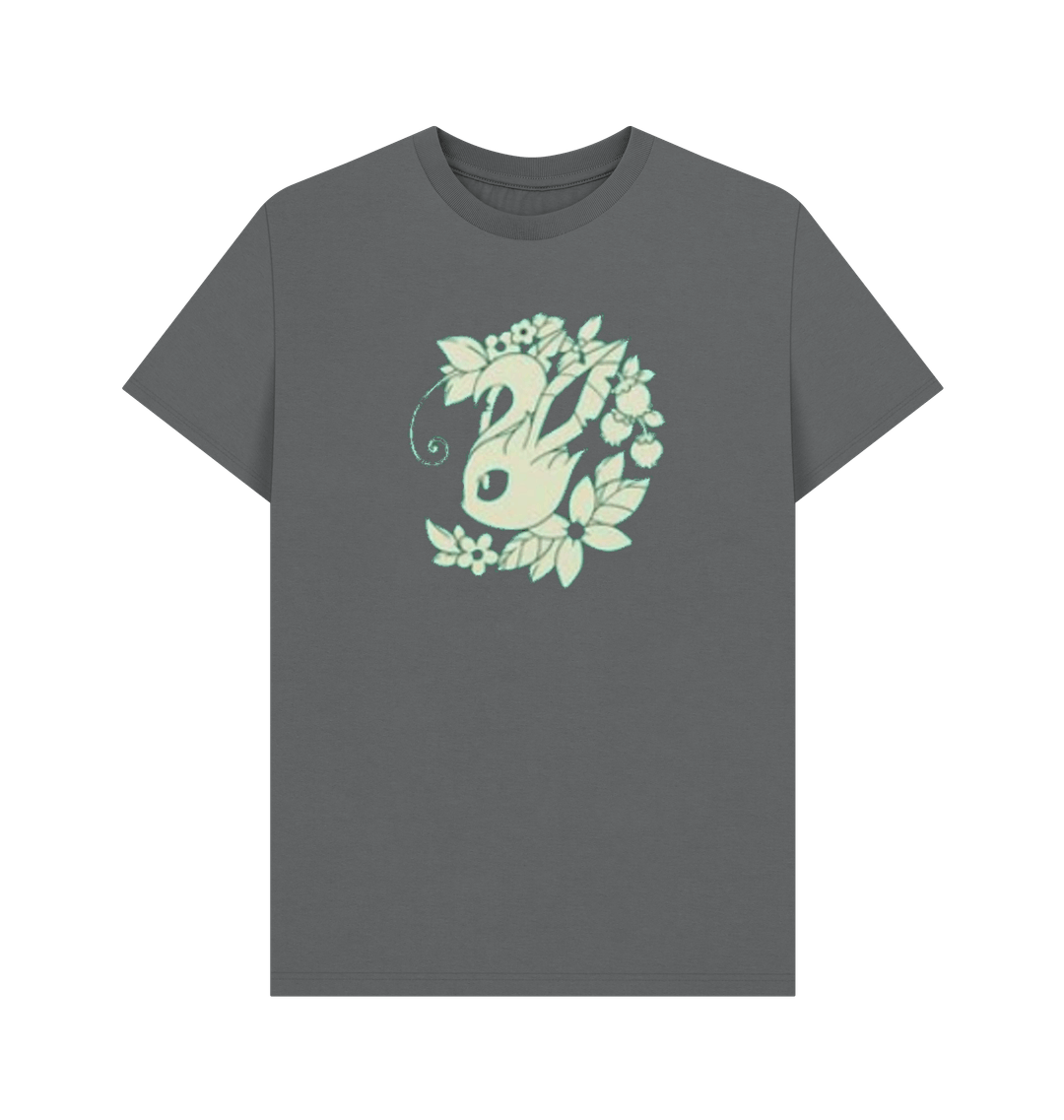 Slate Grey Printed T-shirt Front