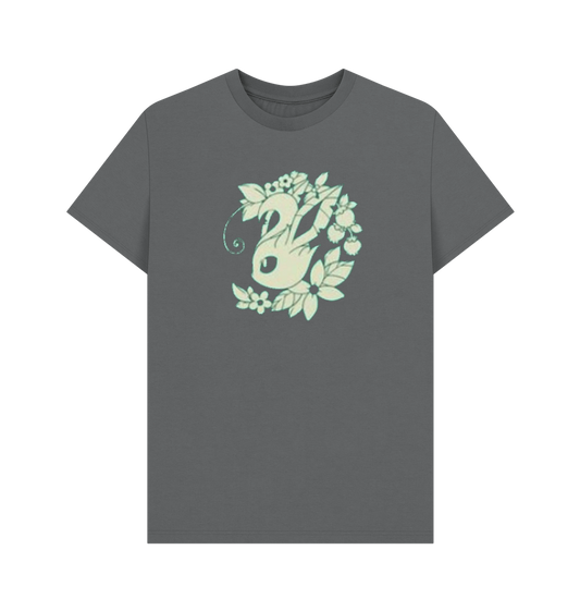 Slate Grey Printed T-shirt Front