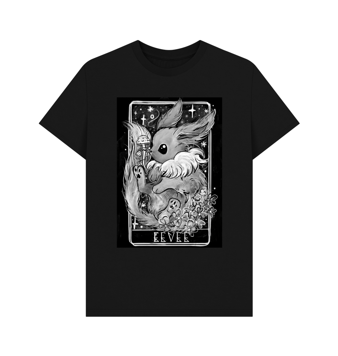 Black Printed T-shirt Front